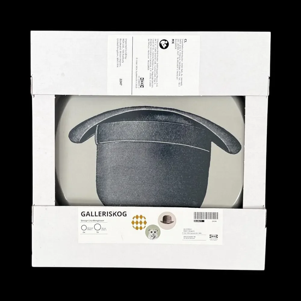 IKEA GALLERISKOG Wall Decoration, Set of 3, Mixed Motifs